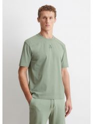Marc O´Polo Bodywear Koszulka piżamowa w kolorze jasnozielonym rozmiar: XL. Zielone koszulki polo męskie xl, bez wzorów, z bawełny, bez ramiączek. Za 140.86 zł.