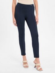 Marc Cain Spodnie - Sofia Kobiety Sztuczne włókno niebieski, 36. Niebieskie spodnie materiałowe damskie Marc Cain, bez wzorów, z włókna, eleganckie. Za 699.95 zł.