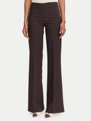 Rinascimento Spodnie materiałowe CFC0130141003 Brązowy ciemny Wide Leg. Brązowe spodnie materiałowe damskie RINASCIMENTO, bez wzorów, z materiału. Za 449.99 zł.