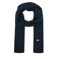 Szalik Tommy Hilfiger. Niebieskie szaliki i kominy damskie Tommy Hilfiger, bez wzorów. Za 209.99 zł.