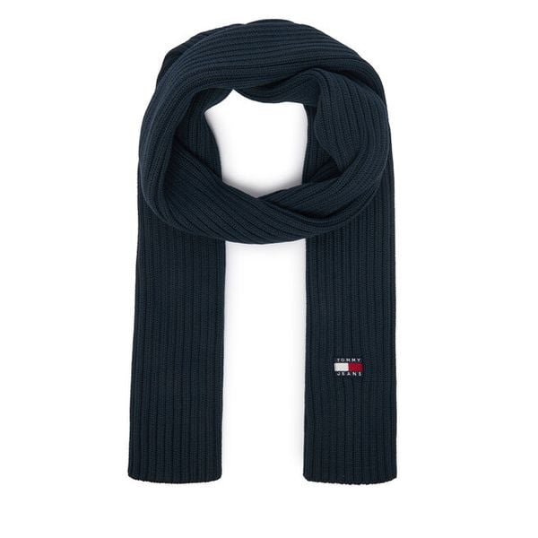 Szalik Tommy Hilfiger. Niebieskie szaliki i kominy damskie Tommy Hilfiger, bez wzorów. Za 209.99 zł.