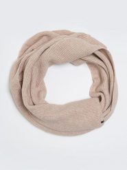 BIG STAR Szal w kolorze beżowym - 180 x 37 cm rozmiar: onesize. Brązowe szaliki i kominy damskie Big Star, bez wzorów, z materiału. Za 59.99 zł.