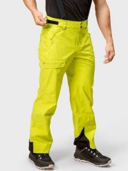 Halti Spodnie narciarskie "Settler DX" w kolorze żółtym rozmiar: L. Żółte spodnie materiałowe męskie Halti, bez wzorów. Za 676.04 zł.