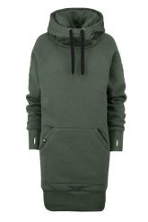 Bluza sportowa z kapturem damska DEEP TRIP Luzak. Zielone bluzy sportowe damskie DEEP TRIP, l, bez wzorów, z bawełny, bez ramiączek, długie, z kapturem. Za 369.00 zł.
