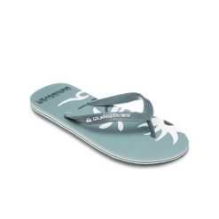 Klapki dla Mężczyzn MOLOKAI SCREEN. Zielone klapki i japonki męskie Quiksilver, z gumy. Za 99.99 zł.