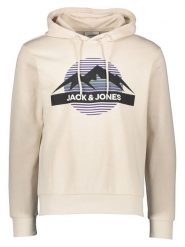 Jack & Jones Bluza w kolorze kremowym rozmiar: XL. Brązowe bluzy z kapturem męskie Jack & Jones, xl. Za 82.64 zł.