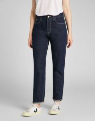 LEE CAROL BUTTON DAMSKIE SPODNIE JEANSOWE FLY RINSE L31ANI36 112139825. Spodnie materiałowe damskie Lee, bez wzorów, z jeansu. Za 209.99 zł.