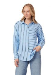 Scotch & Soda Koszula w kolorze błękitnym rozmiar: S. Niebieskie koszule damskie Scotch & Soda, s, bez wzorów, bez kołnierzyka, bez ramiączek. Za 162.11 zł.