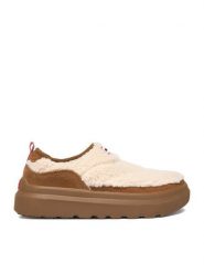 Hunter Półbuty CEO-H3-157 Beżowy. Brązowe półbuty damskie Hunter, bez wzorów, z materiału, bez obcasa, na płaskiej podeszwie. Za 269.99 zł.