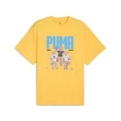 Puma Koszulka Dylan S World 63025701. Żółte t-shirty sportowe męskie Puma, l, z bawełny, bez ramiączek, do koszykówki. Za 101.99 zł.