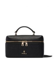 Furla Torebka Camelia Micro WE00625 HSF000 CN O6000 Czarny. Czarne torebki klasyczne damskie Furla, bez wzorów, ze skóry, bez dodatków. Za 944.99 zł.