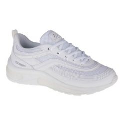 Buty Kappa Squince W 242842-1010 białe. Białe buty sportowe na co dzień damskie bez wzorów, z gumy. Za 252.67 zł.