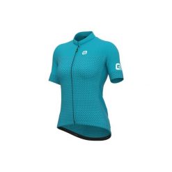 Koszulka rowerowa damska Alé Cycling Solid Level. Niebieskie bluzki sportowe damskie ALÉ CYCLING, l, bez kołnierzyka, bez ramiączek. Za 295.85 zł.