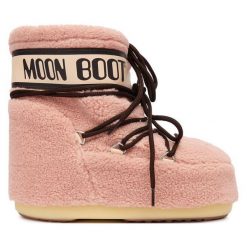 Śniegowce Moon Boot. Czerwone buty zimowe męskie Moon Boot, bez zapięcia. Za 1,319.00 zł.