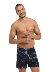 Arena Szorty kąpielowe w kolorze czarno-szarym rozmiar: S. Czarne szorty sportowe męskie Arena, s, z materiału, outdoorowe. Za 105.38 zł.