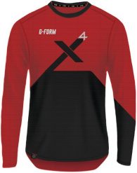 G-FORM Pro-X4 Koszulka rowerowa z długim rękawem XL czerwono-czarna. Czarne t-shirty sportowe męskie G-Form, uniwersalny, z elastanu, bez ramiączek, rowerowe. Za 371.20 zł.