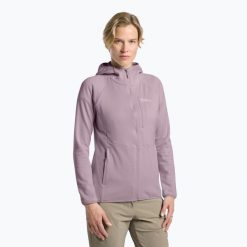 Bluza polarowa damska Jack Wolfskin Kolbenberg Hooded Full Zip. Czerwone bluzy bez kaptura damskie Jack Wolfskin, z polaru. Za 359.99 zł.