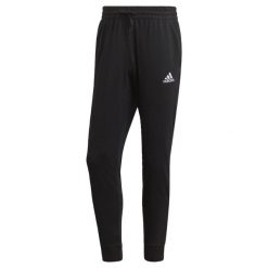 Spodnie adidas Essentials Single Tapered Cuff. Czarne spodnie sportowe męskie Adidas. Za 159.00 zł.