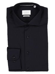 Eterna Koszula - Slim fit - w kolorze czarnym rozmiar: 39. Czarne koszule męskie Eterna, bez wzorów, z bawełny, bez kołnierzyka, bez ramiączek. Za 118.56 zł.