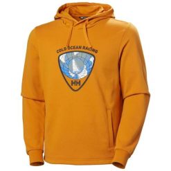 Bluza z kapturem Helly Hansen Arctic Ocean 2.0. Żółte bluzy z kapturem męskie Helly Hansen, m, z bawełny. Za 494.00 zł.