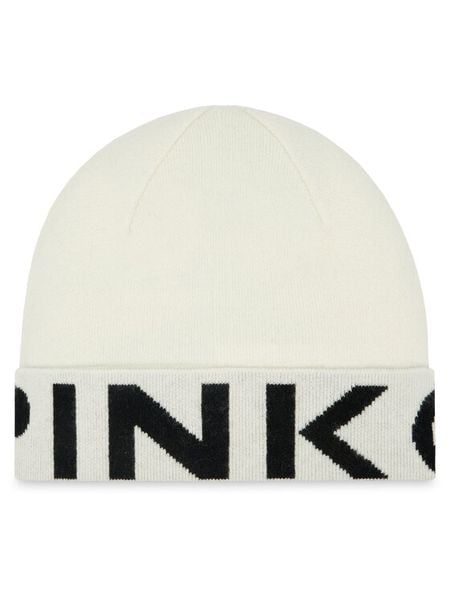 Pinko Czapka Calamaro 101507 A101 Écru. Czapki zimowe damskie Pinko, z materiału. Za 329.99 zł.