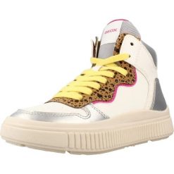 Buty GEOX J LAQUINNY GIRL Biały. Białe obuwie treningowe damskie Geox, na fitness i siłownię. Za 207.99 zł.