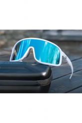 Okulary rowerowe Bikeline 14110025005. Białe okulary przeciwsłoneczne męskie ROCKBROS, z materiału. Za 109.99 zł.
