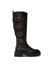 Kurt Geiger Kozaki 225-Mayfair Knee Chelsea Boot 655200109 Czarny. Czarne kozaki damskie Kurt Geiger, ze skóry, bez obcasa, na płaskiej podeszwie. Za 2,939.00 zł.