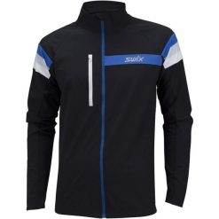 Kurtka narciarska Swix Focus. Czarne kurtki narciarskie i snowboardowe damskie Swix, l, bez wzorów, z materiału, bez kaptura, na fitness i siłownię. Za 490.25 zł.