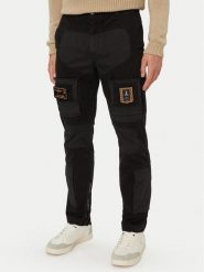 Aeronautica Militare Spodnie cargo 262PA1664UCT04241 Czarny Regular Fit. Czarne spodnie materiałowe męskie AERONAUTICA MILITARE, bez wzorów, z bawełny. Za 1,344.00 zł.