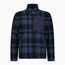 Bluza męska turystyczna CMP 34M0717. Niebieskie bluzy bez kaptura męskie CMP, m, z dzianiny. Za 599.60 zł.