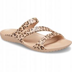 Klapki Dla Dorosłych Crocs Kadee II Graphic. Brązowe klapki i japonki męskie Crocs, z materiału. Za 139.99 zł.