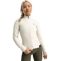 Damska kurtka rowerowa softshell Kolarstwo Siroko J1 Garden. Brązowe kurtki softshell damskie SIROKO, bez wzorów, z materiału, bez kaptura. Za 400.00 zł.