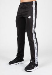 Delaware Track Spodnie - Czarny. Czarne spodnie sportowe męskie GORILLA WEAR, z elastanu. Za 298.00 zł.