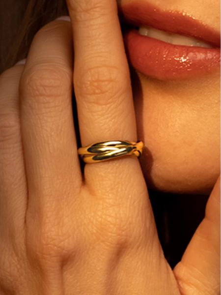 L instant d Or Złoty pierścionek "Saturna" rozmiar: 58. Żółte pierścionki damskie L instant d Or, złote. Za 861.99 zł.