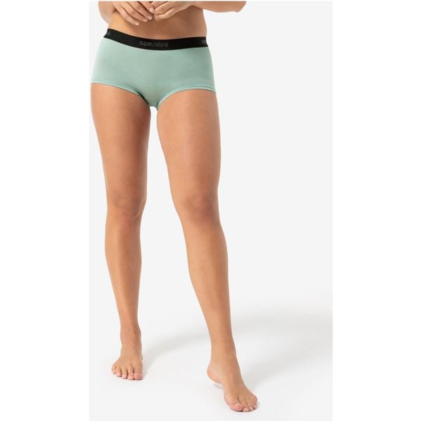 Bokserki sportowe damskie SUPER.NATURAL W Tundra 175 Boyfriend Hipster. Zielone bokserki i panty damskie Super.natural, xs, bez wzorów. Za 149.99 zł.