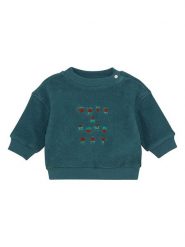 Noppies Bluza w kolorze zielonym rozmiar: 74. Zielone bluzy i bluzki niemowlęce Noppies, bez wzorów, z bawełny, bez ramiączek, bez kaptura. Za 69.99 zł.