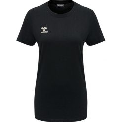 Koszulka damska Hummel Lmove. Czarne bluzki damskie HUMMEL, xs, bez wzorów, z dżerseju, bez kołnierzyka. Za 127.00 zł.