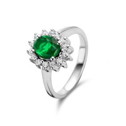 Parte Di Me Pierścionek Parte Di Me Mia Colore Verdi - srebro Pierścionki 1 ct Damski. Pierścionki damskie Parte Di Me, z cyrkonią, srebrne. Za 185.99 zł.