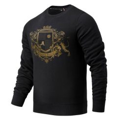 Bluza męska EXTREME HOBBY OLDSCHOOL FOOTBALL. Czarne bluzy bez kaptura męskie EXTREME HOBBY, m, z bawełny. Za 229.00 zł.