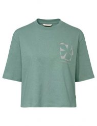 Funktionsshirt W Redmont T-Shirt. Czerwone t-shirty damskie Vaude, bez wzorów, bez kołnierzyka. Za 219.00 zł.