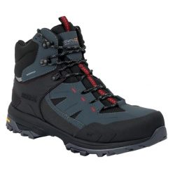 Męskie Buty Do Chodzenia Regen. Brązowe buty trekkingowe męskie Regatta, z gumy, bez zapięcia, trekkingowe. Za 685.99 zł.