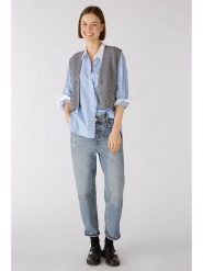 Oui Dżinsy - Mom fit - w kolorze niebieskim rozmiar: 36. Niebieskie jeansy damskie Oui. Za 184.46 zł.
