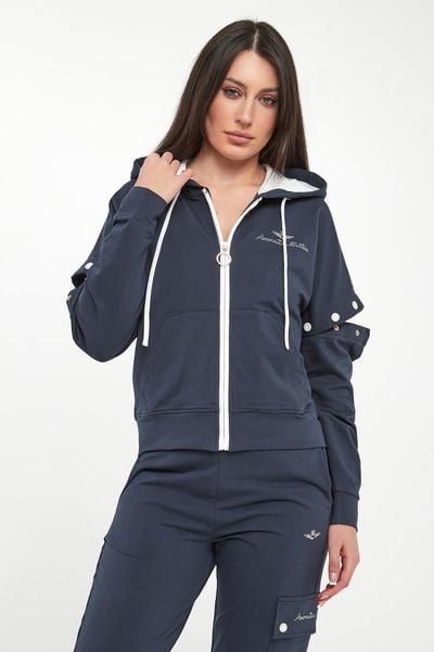 Bluza damska z odpinanymi rękawami AERONAUTICA MILITARE. Bluzy bez kaptura damskie AERONAUTICA MILITARE, m. Za 899.00 zł.