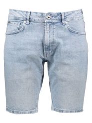 Pepe Jeans Bermudy dżinsowe "Stanley" w kolorze błękitnym rozmiar: W33. Niebieskie szorty męskie Pepe Jeans, z aplikacjami, z jeansu, klasyczne. Za 131.12 zł.