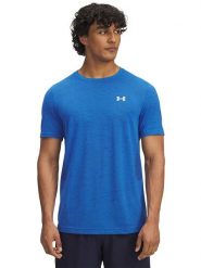 Under Armour Koszulka sportowa "Vanish" w kolorze niebieskim rozmiar: M. Niebieskie t-shirty sportowe męskie Under Armour, m, z materiału, bez ramiączek, outdoorowe. Za 105.88 zł.