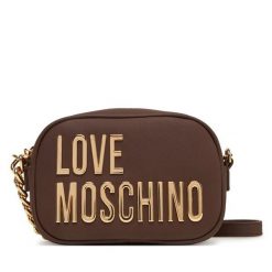 Torebka LOVE MOSCHINO. Brązowe listonoszki damskie Love Moschino, bez wzorów, bez dodatków. Za 659.99 zł.
