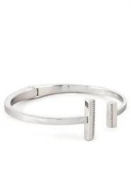 Calvin Klein Bransoletka 35000160 Srebrny. Szare bransoletki damskie CALVIN KLEIN, metalowe. Za 419.99 zł.