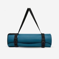 Pasek do maty fitness Domyos uniwersalny. Czarne paski męskie DOMYOS, bez wzorów, z poliesteru. Za 29.99 zł.