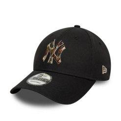 Czapka baseballowa New York Yankees Outline Camo 9forty. Czarne czapki męskie New Era, bez wzorów, z bawełny, sportowe. Za 119.99 zł.
